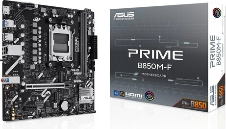 Socket AM5 : B850M-F PRIME (DDR5, 2 x M.2, HDMI, mATX)