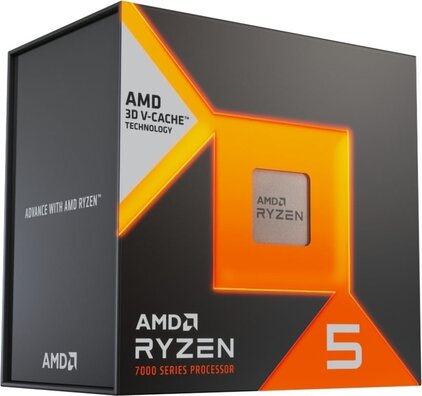 Socket AM5 : Ryzen 5-7500X3D, 4,5 GHz, 128 MB (zonder koeler)