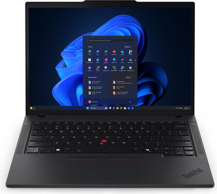 ThinkPad T14 Gen 6 21QG Copilot+ PC (180° hinge design, Intel Core Ultra 7-258V, Windows 11 Pro, 32 GB RAM, 1000 GB SSD, 14" IPS 1920 x 1200, Gigabit Ethernet, Wi-Fi 7, Bluetooth, zwart, Azerty)