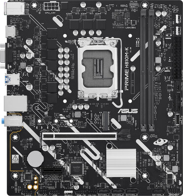 Socket 1851 : H810M-K PRIME (DDR5, M.2, HDMI, VGA, mATX)