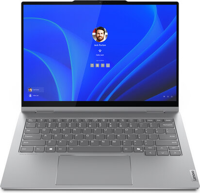 ThinkBook 14 2-in-1 G4 IML (Intel Core Ultra 5-125U, 2-in-1, 14" touchscreen WUXGA, 16 GB DDR5, 512 GB SSD, Wi-Fi 6E 802.11ax, Windows 11 Pro, grijs, Azerty)
