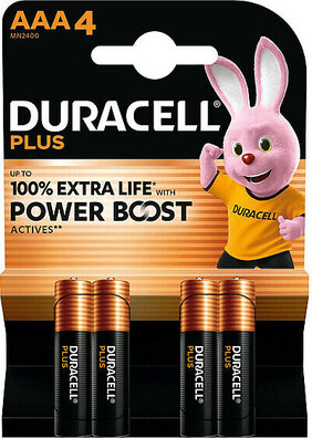 Plus Extra Life Power Boost AAA-batterijen (4-pack)