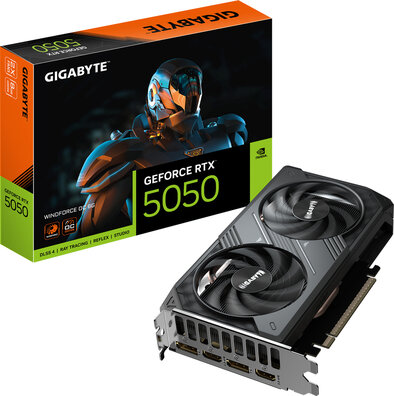 Geforce RTX 5050 WINDFORCE OC (8 GB, 2 x DisplayPort, 2 x HDMI)