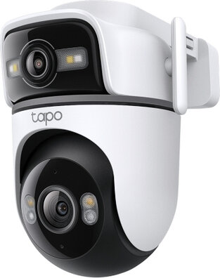 Tapo TC47 V1 Network surveillance camera (multi-sensor, pan/tilt, outdoor/dust/water resistant, 2 x 3 Mpix, 2304 x 1296, 2K, audio, Wi-Fi - 802.11ax, H.264)