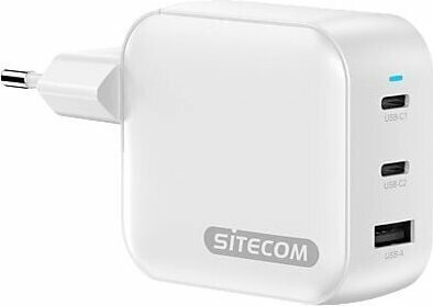 100 Watt Power Delivery Wall Charger (1 x USB-A en 2 x USB-C, wit)