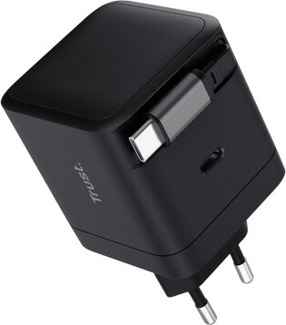 Maxo 65 Watt RTRCT USB-C PD Charger (zwart)