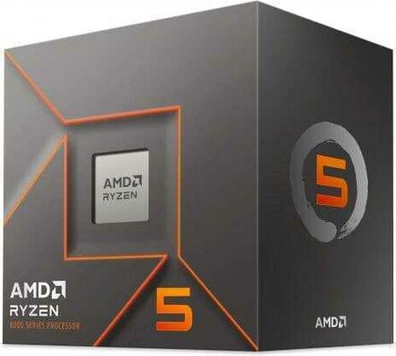 Socket AM5 : Ryzen 5-8400F, 4,2 GHz, 6-cores, 16 MB cache (box)
