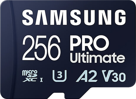 MB-MY256SB Pro Ultimate Flash memory card 256 GB (A2, Video Class V30, UHS-I U3, microSDXC UHS-I, blauw)