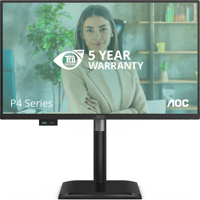 24P4U LED 24", 1920 x 1080 Full HD 120 Hz, IPS, 1500:1, 4 ms, HDMI, DisplayPort, speakers, zwart