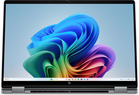OmniBook X Flip NG AI PC 14kb0002nb (14" 2K OLED touch, Intel Core Ultra 7-356H, 50 TOPS, 32 GB RAM, 1000 GB SSD, Intel Graphics, Windows 11 Home, zilver, Azerty)