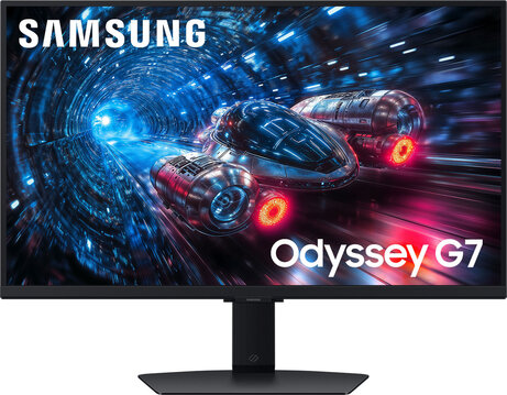 Odyssey G7 G70F 27", UHD 360 Hz Gaming monitor, 3840 x 2160 pixels, 4K Ultra HD, 1 ms, USB-hub, VESA-montage, in hoogte verstelbaar, zwart