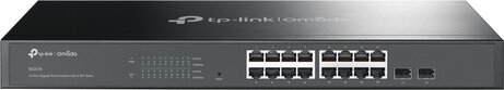Omada Switch TL-SG2218 JetStream 16-poort Gigabit Smart Switch (met 2 Gigabit SFP slots)