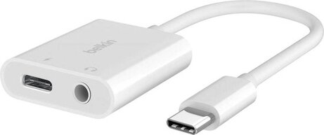 RockStar USB-C naar headphone jack / charging adapter (USB Power Delivery 60 Watt)