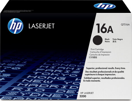 Q7516A Tonercartridge (zwart, 12000 afdrukken)
