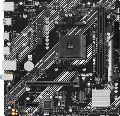 Socket AM4 : PRIME A520M-K ARGB (M.2, HDMI, VGA, mATX)