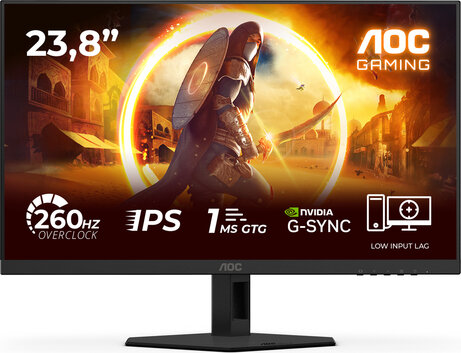 Gaming 24G4ZRE 23,8", 16:9, Fast IPS 260 Hz, Full HD 1920x1080, HDMI, 2 x DisplayPort