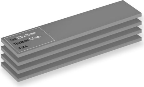 ThermalPad TP-4 (120 x 20 mm, 1,5 mm, 4-pack)