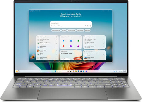 Swift 16 AI SF16-71T-93T1 (Intel Core Ultra X9-388H 16 Core, Intel 50 TOPS, 32 GB LPDDR5X, 1000 GB M.2 SSD, 16" WQXGA+ 2880 x 1800 OLED CineCrystal 120 Hz touchscreen, Intel Arc Graphics...