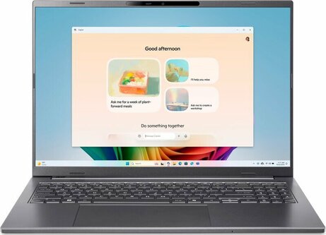 Aspire 16 AI A16-52M-53B (16" WUXGA IPS 120 Hz, Intel Core Ultra 5-226V, 16 GB, 512 GB SSD, Intel Arc Graphics 130V, Windows 11 Home, grijs, Azerty)